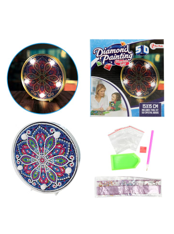 Toi-Toys DIY - Diamantlampe - Mandala (5D) in mehrfarbig