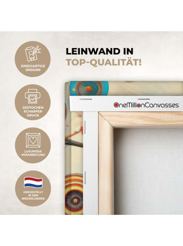 OnlyWow Leinwand Bilder Stilvoller Baum
