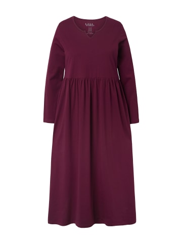 Ulla Popken Kleid in dunkel weinrot