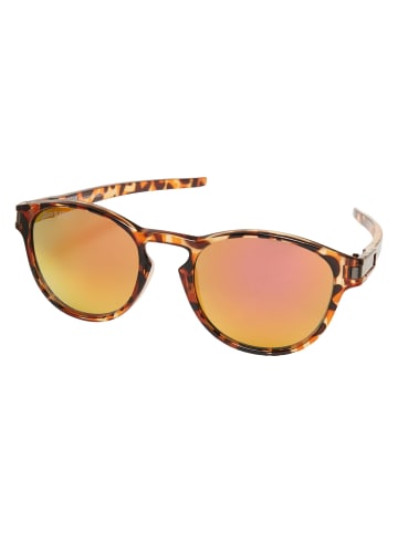 Urban Classics Sonnenbrillen in brown leo/orange