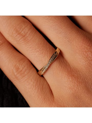 Lucardi 925 Silber Ring  Asymmetrisch