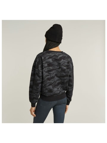 G-Star Raw Sweatshirt in dk black lace wave