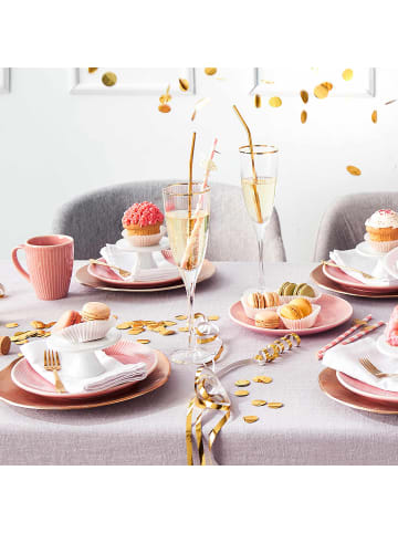 Butlers Champagnerflöte GOLDEN TWENTIES in Durchsichtig