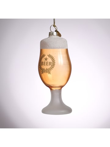 MARELIDA Weihnachtsbaumschmuck BIER Glas und Flasche als Set
