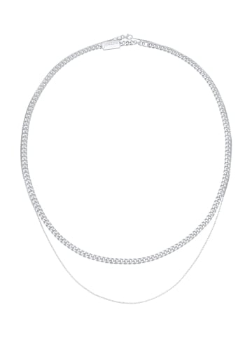 KUZZOI Halskette 925 Sterling Silber in Silber