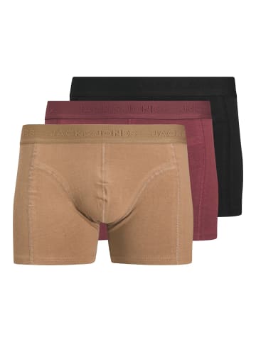 Jack & Jones 3er-Pack Trunks in Tibetan Red