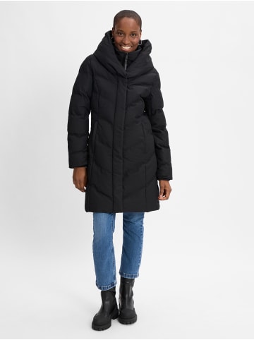 ragwear Steppmantel Natalka in schwarz - 0001