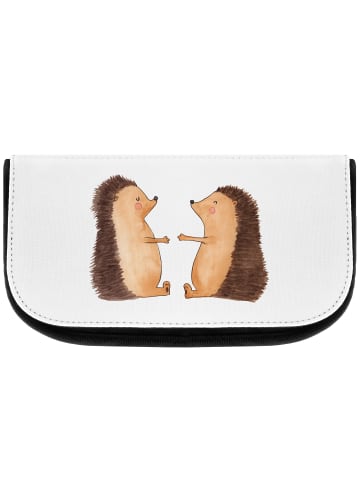 Mr. & Mrs. Panda Kosmetiktasche Igel Liebe ohne Spruch in Weiß