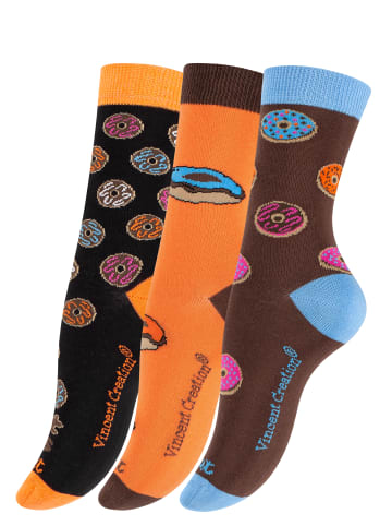 Vincent Creation® DONUTS Socken 3 Paar in Bunt