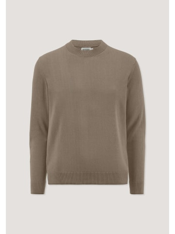 Hessnatur Hessnatur Strick Pullover Regular aus reiner Bio-Baumwolle in lehm