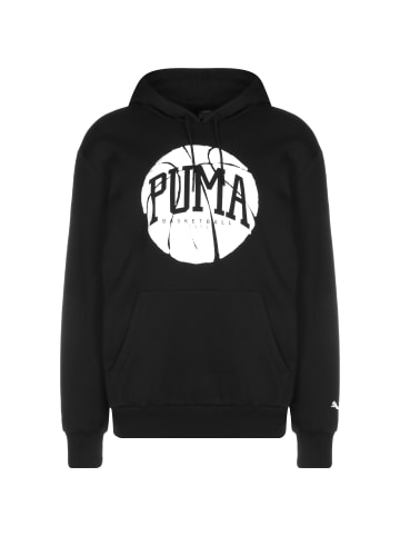 Puma Kapuzenpullover Fundamentals in schwarz / weiß