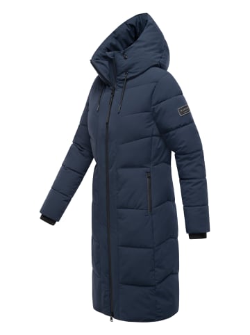 Navahoo Steppmantel Schokokuss XIV in Navy