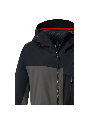 Killtec Funktionsjacke mit Kapuze und Schneefang in Grün2050