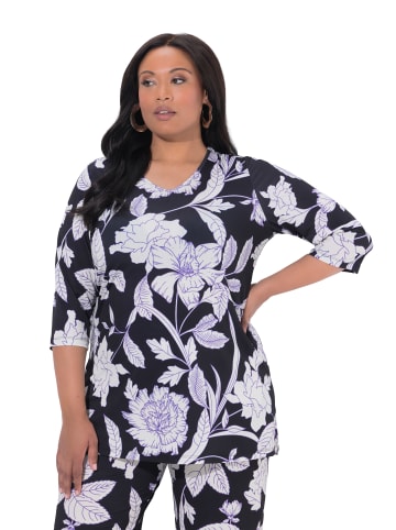 Ulla Popken Longshirt in schwarz