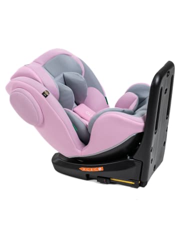 BeBelissimo Kindersitz I-SIZE 40-150 cm, 360, Kinderautositz - Leto in Rosa