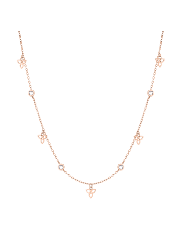Tamaris Halskette Flower in roségold
