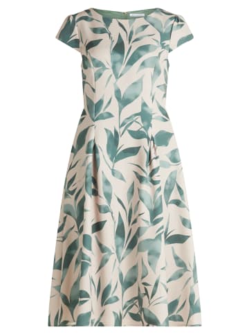 BETTY & CO Cocktailkleid mit Aufdruck in Nature/Green