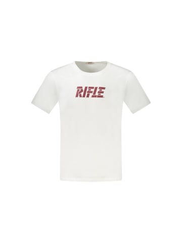 Rifle Weiß Baumwolle Herren T-Shirt