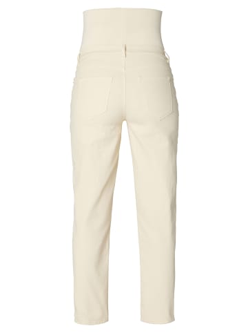 Noppies Straight Umstandsjeans Azua in Bone White