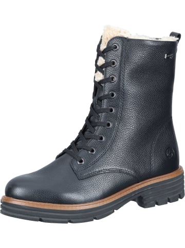 remonte Freizeit Stiefeletten in schwarz/schwarz/beige