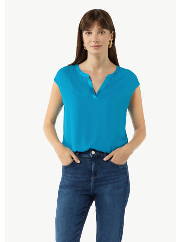 comma T-Shirt kurzarm in Türkis