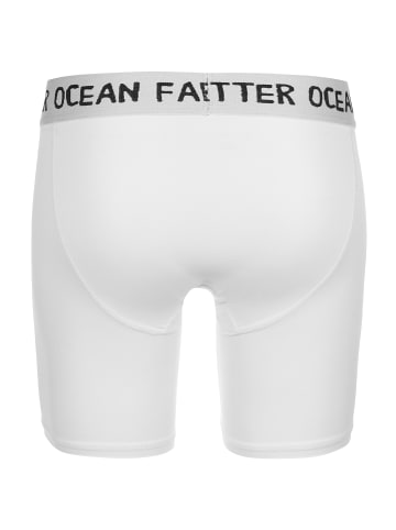 OUTFITTER Trainingsshorts OCEAN FABRICS TAHI in weiß