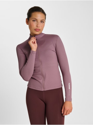 Hummel Reißverschluss Jacke Hmlpulse Multisport Damen in WISTFUL MAUVE