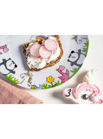 LEONARDO Kindergeschirr BAMBINI 3-teilig Einhorn/Panda/Flamingo