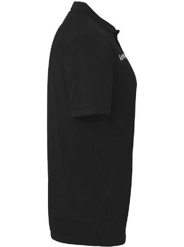 Kempa Polo "Poly Polo Shirt" in Schwarz