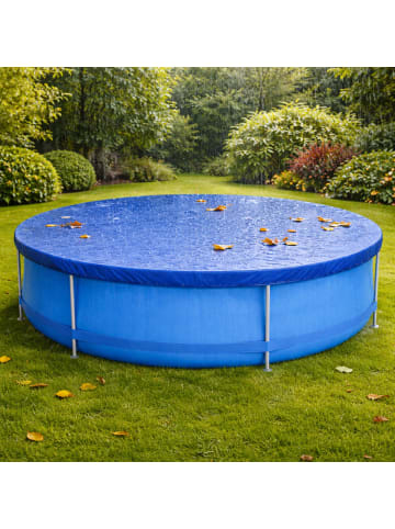 Happy People Poolabdeckung rund, Ø340cm in blau