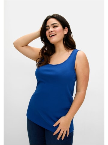 sheego Tanktop in blaubeere