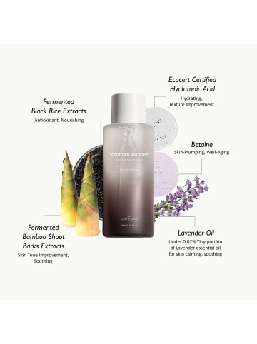 HARUHARU WONDER Gesichtswasser Black Rice Hyaluronic Toner, 300 ml