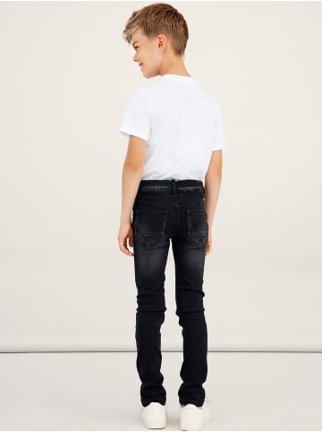 name it Jeans slim fit in black denim