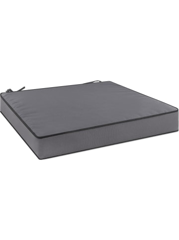 Aspero 8 Stuhlkissen 40x40 cm Lucca in Hellgrau