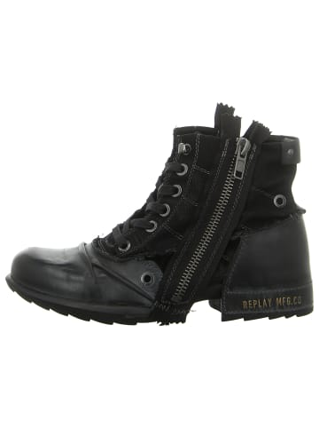 Replay Stiefelette in schwarz