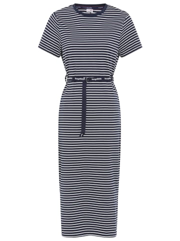Kangaroos Midikleid in marine-weiß-gestreift
