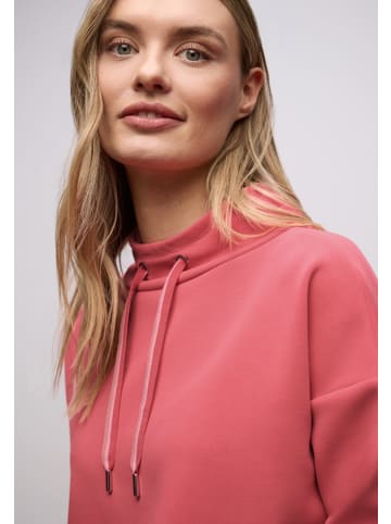 Street One Shirt in Unifarbe in Rosa