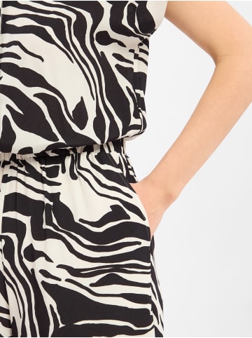 Someday Jumpsuit Cetara in schwarz weiß