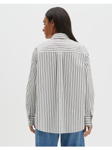 someday. Weite Streifenbluse in Dark Espresso