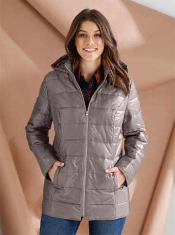 Sieh an! Steppjacke in taupe
