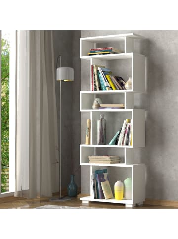 CALICOSY Regal BLOK in Weiß - (W) 60 x (H) 165 x (L) 19,5 cm
