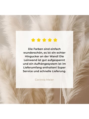 MuchoWow Leinwand bilder Federn (BxH)