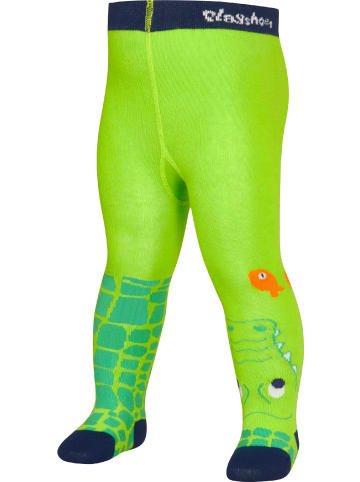 Playshoes Strumpfhose "Strumpfhose Krokodil 2er Set" in Grün