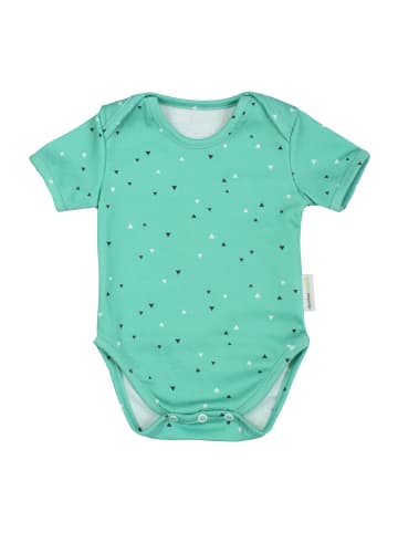 SlumberOrganix Bio Baby-Body kurzarm in Grün