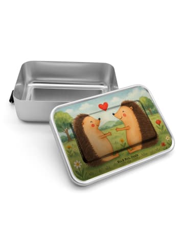 Mr. & Mrs. Panda Lunchbox Igel Liebe Design ohne Spruch in Weiß