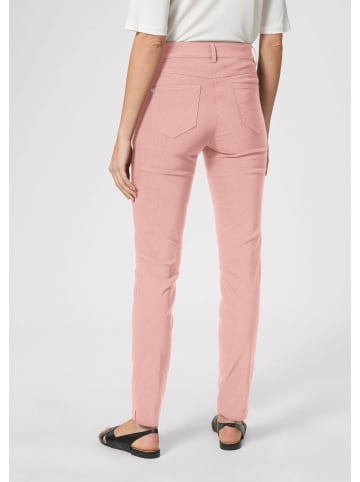 MADELEINE Enge Hose mit Reißverschlusstaschen in puderrosé