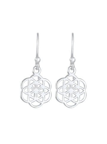 Nenalina Ohrringe 925 Sterling Silber Blume, Ornament in Silber