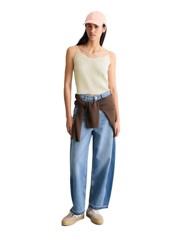 Marc O'Polo DENIM Feinstrick-Top slim in Creamy White