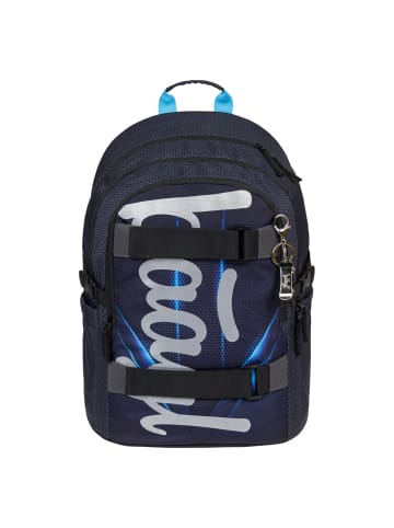 BAAGL 5-tlg. Set: Schulrucksack Skate in Violett Bluelight
