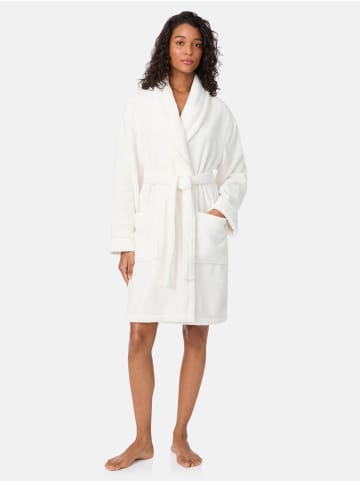 DKNY Signature Robe Nachtwäsche in white